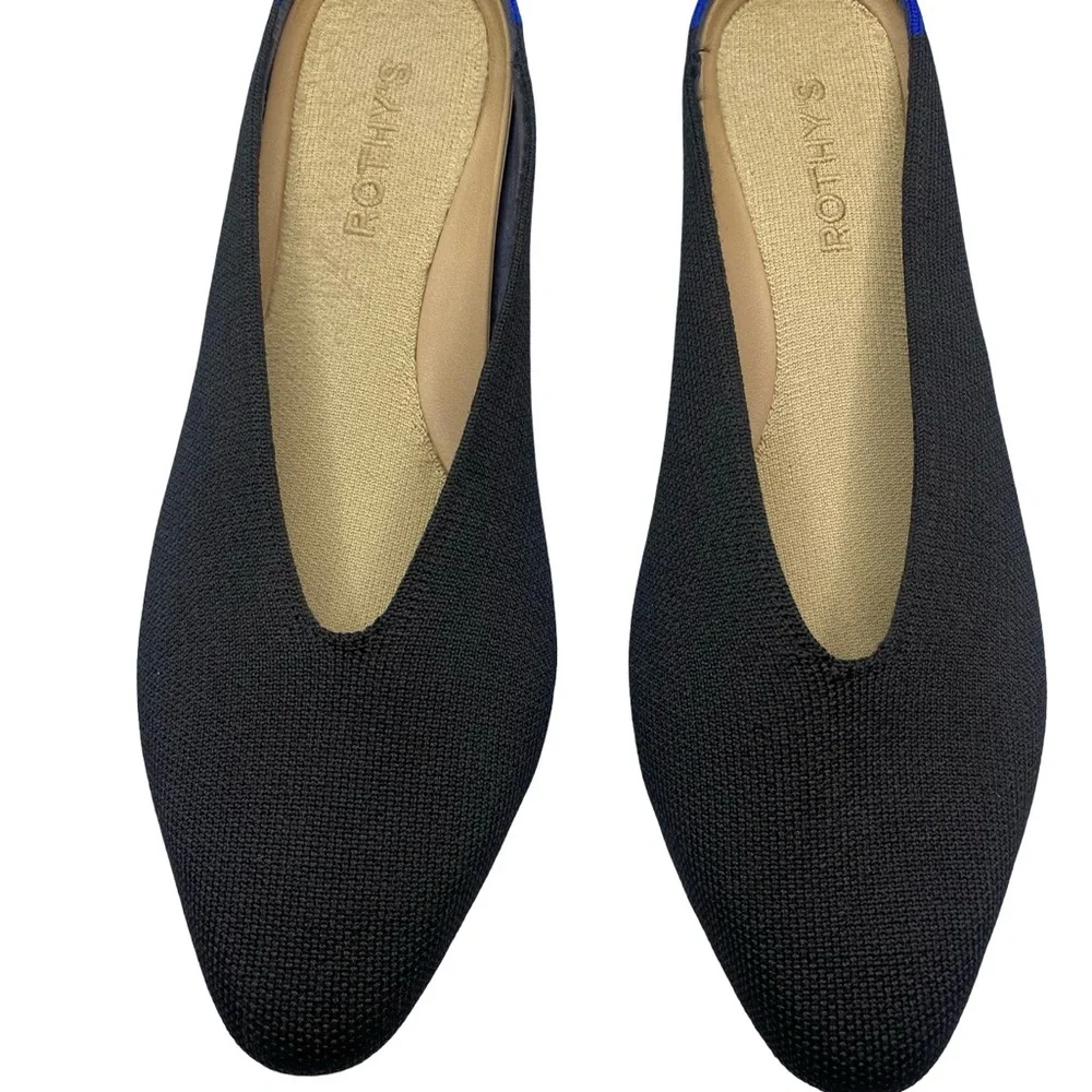 Rothy's Black and Blue Women's Flats